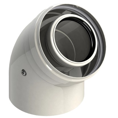 Curva universale coassiale 45°