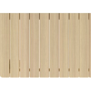 Tavolo da giardino Canston in legno di acacia 180x100x77 cm