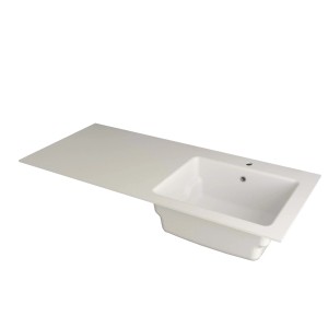 Lavandino bianco t.b.t. con ripiano, categoria Lavandini.