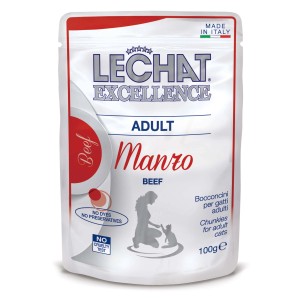 LeChat Excellence Adult Manzo cibo umido per gatti, con manzo per gatti adulti.