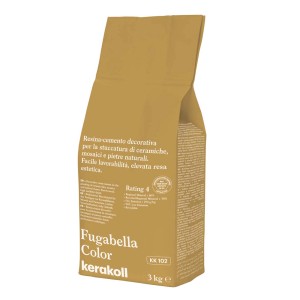 Fugabella Color Kerakoll stucco per fughe in sacco da 3 kg per piastrelle, mosaici e pietre naturali.