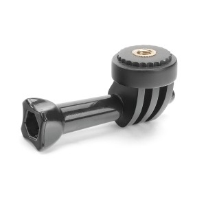 Adattatore nero t.b.t. per accessori cellulari per action cam.