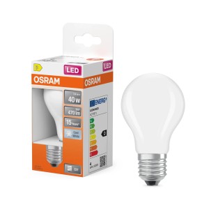 Lampadina LED E27 Osram 3,4 W 470 lm Bianco neutro opaco