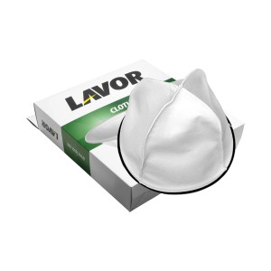 t.b.t. cartuccia filtro, copertura in tessuto bianco davanti alla confezione di cartone.