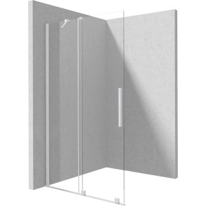 Parete doccia scorrevole Cabaiguán Idrostile 900x1950 mm bianco
