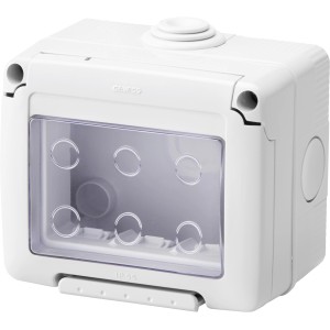 Scatola di derivazione bianca per esterni, Serie civili da esterno.