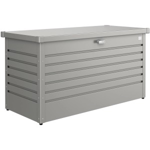 Biohort Box per il tempo libero 130, grigio quarzo metallizzato, box universale per riporre gli oggetti in giardino.