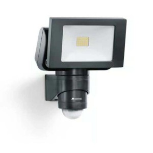 Faro LED Steinel LS 150 S nero con sensore di movimento per esterni.