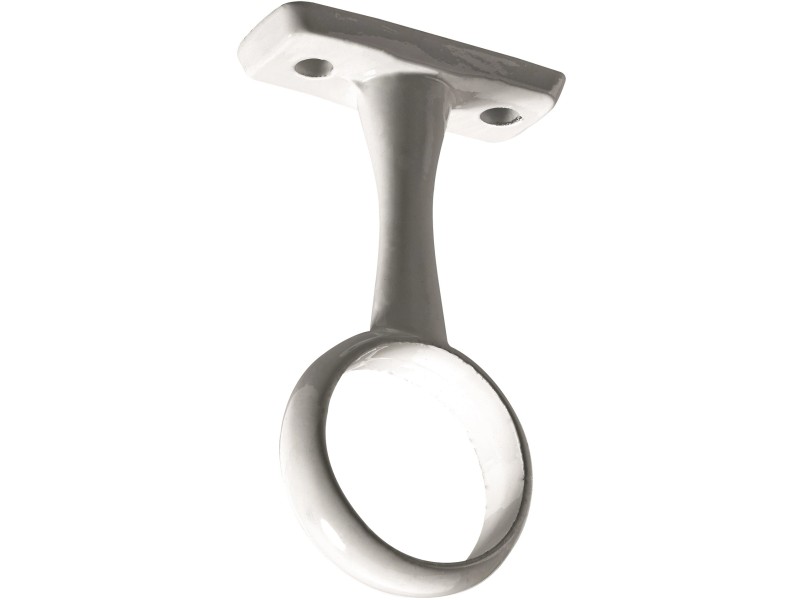 2 Pezzi Supporto Per Tubo Armadio Barra Supporto Guardaroba Binario Sospeso Asta Presa Staffa Di Supporto Terminale Flangia Supporto 19/22/25mm Diametro - Foto 5