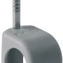 Fascetta a chiodo grigia Schneider Thorsman TC10-14 per cavi rotondi con chiodo in acciaio, 10 pezzi.