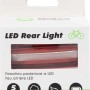 t.b.t. Luce posteriore a LED per bici, impermeabile e leggera.