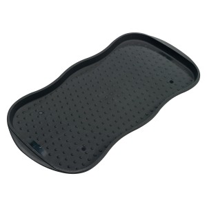 Tappeto scolapiatti XXL antracite in plastica per scarpe e stivali.