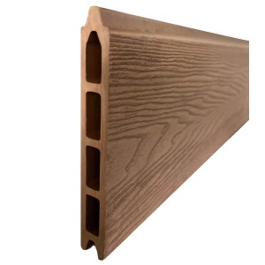 Listone in WPC effetto legno Teck 15x2,1x177 cm legno