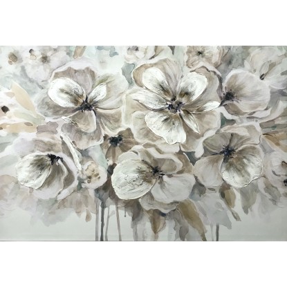 Canvas dipinto Fiori Rosa 60x90cm