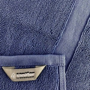 Tappeto fuori doccia in spugna dark denim 50x70 blu scuro