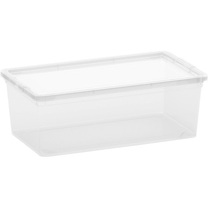 Contenitore in plastica C Box 19x33,5x12 cm XS trasparente