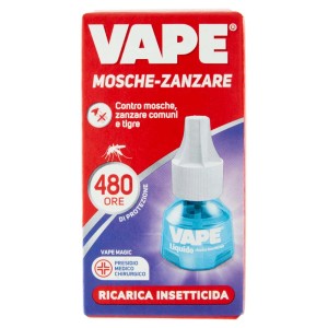 Ricarica Vape per diffusore antizanzare, protezione insetti per 480 ore.