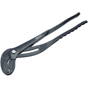 Chiave per tubi LUX Professional nera, 400 mm, per lavori idraulici.