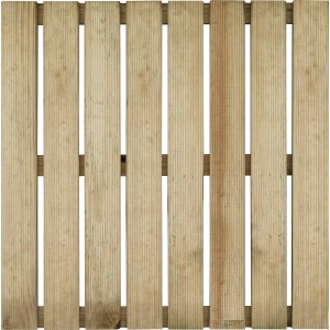 t.b.t. Piastrella in legno: Piastrella quadrata in legno per esterni.