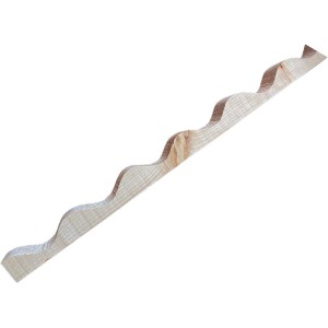 Listello profilato t.b.t. per pannelli in plastica e alveolari.