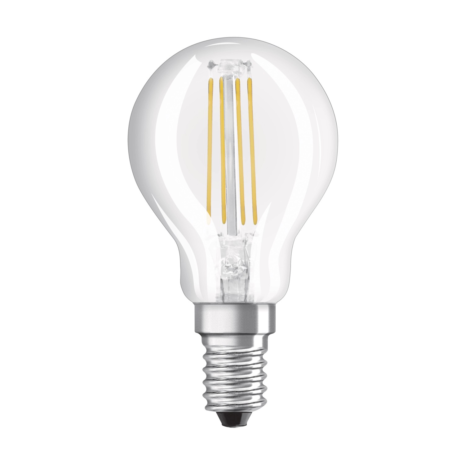 OSRAM Lampadina LED a filamento, sfera 40W 4000K E14 - Confez. da 3