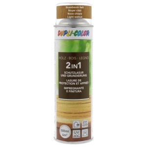 Impregnante legno spray 2in1 500 ml noce chiaro