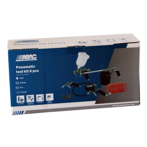t.b.t. Kit accessori per compressore da 8 pezzi in scatola.