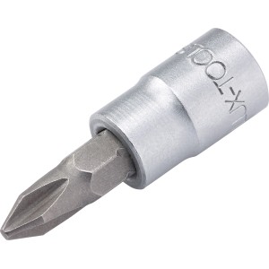 Bussola LUX Comfort con inserto PH2, acciaio al cromo vanadio, per avvitatura.