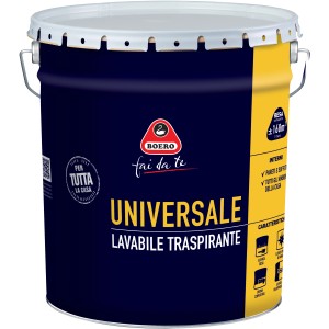 Secchio di pittura per interni bianca Boero, Universale, lavabile e traspirante.