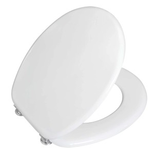 Copriwater universale Elva in mdf bianco