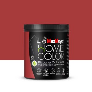 Pittura home color superlavabile igienizzante scarlet 0,75 l