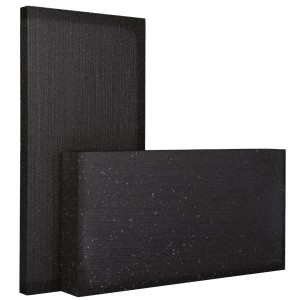 Pannelli isolanti neri per isolamento a cappotto (ETICS).