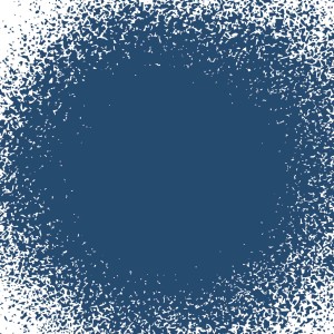 Immagine astratta di un campo di colore blu con bordo bianco per progetti fai-da-te.