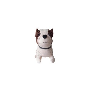 Fermaporta cane tessuto con sabbia 27x23,5 cm