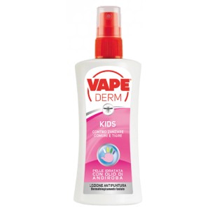 Vape Derm Kids Antizanzare Spray, repellente per zanzare per bambini.