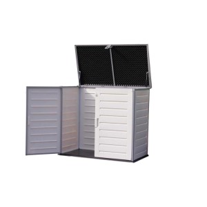 Baule da giardino in polipropilene Garden Friend 1170 l 140x82x121 cm grigio