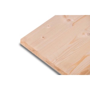 Asse di legno chiaro non trattato, adatta per progetti Ripiani in legno.