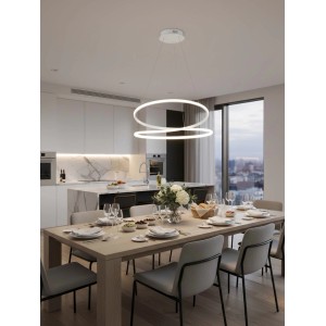 Sospensione LED Melissa 3800 lm 3000K 50x50 cm