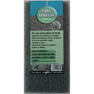Tampone abrasivo grigio, 120x250mm, per pulizia. Categoria: Attrezzi per la pulizia.