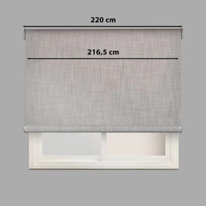 Tenda a rullo Moon oscurante 220x250 cm grigio
