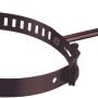 t.b.t. Fascetta stringitubo con tassello per fissaggio tubi di scarico.