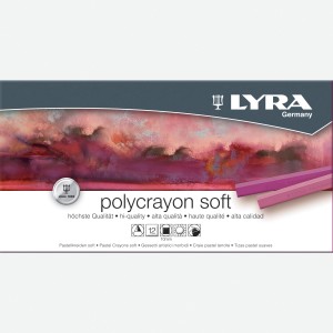 Lyra Polycrayon Soft pastelli, set da 12. Materiale per dipingere e disegnare.