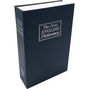 t.b.t. camuffata da libro "The New English Dictionary" per oggetti di valore.