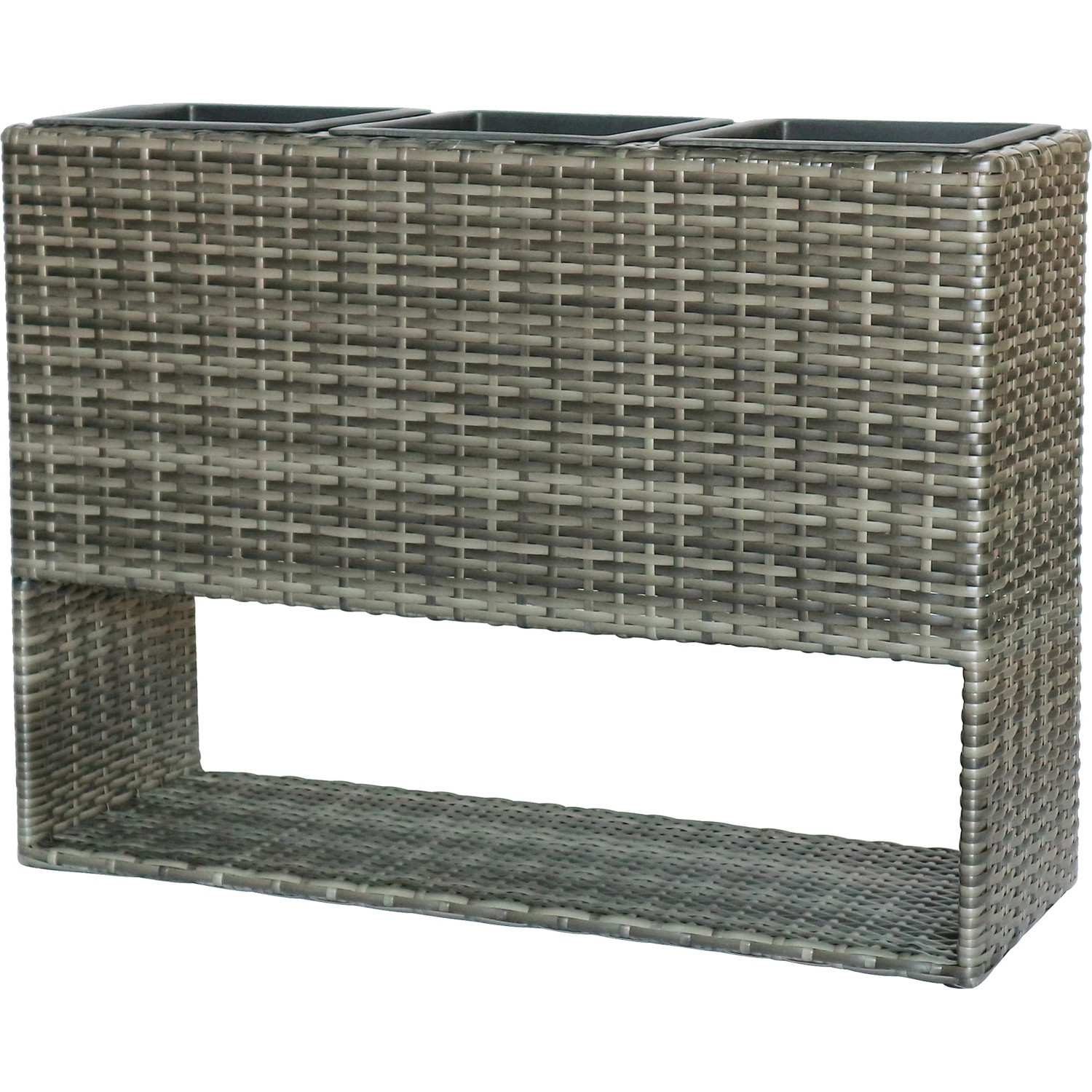 Vaso Per Piante Da Esterno Da Giardino In Plastica Verde - Pack Da 5, Dimensioni 52x42x7.5 Cm, Con Fori Di Drenaggio Vassoi Per Semi