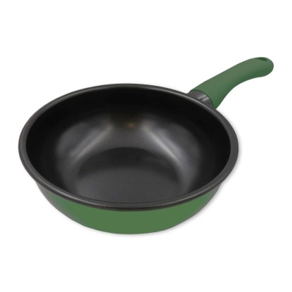 Wok antiaderente per minicotture 14x6,5 cm colori assortiti
