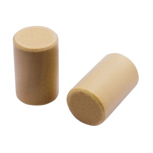 Due t.b.t. beige cilindrici per macchine agricole.