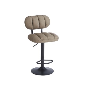 Sgabello estensibile Tati 43x40x61/81 cm Tortora