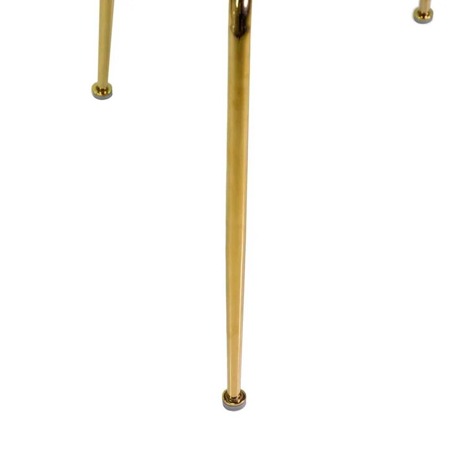 Sedia in velluto Sammi crema struttura oro 50x57xh47/77,5 cm_8