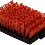 Testina di ricambio Char-Broil Cool Clean per spazzola per griglia, setole rosse.