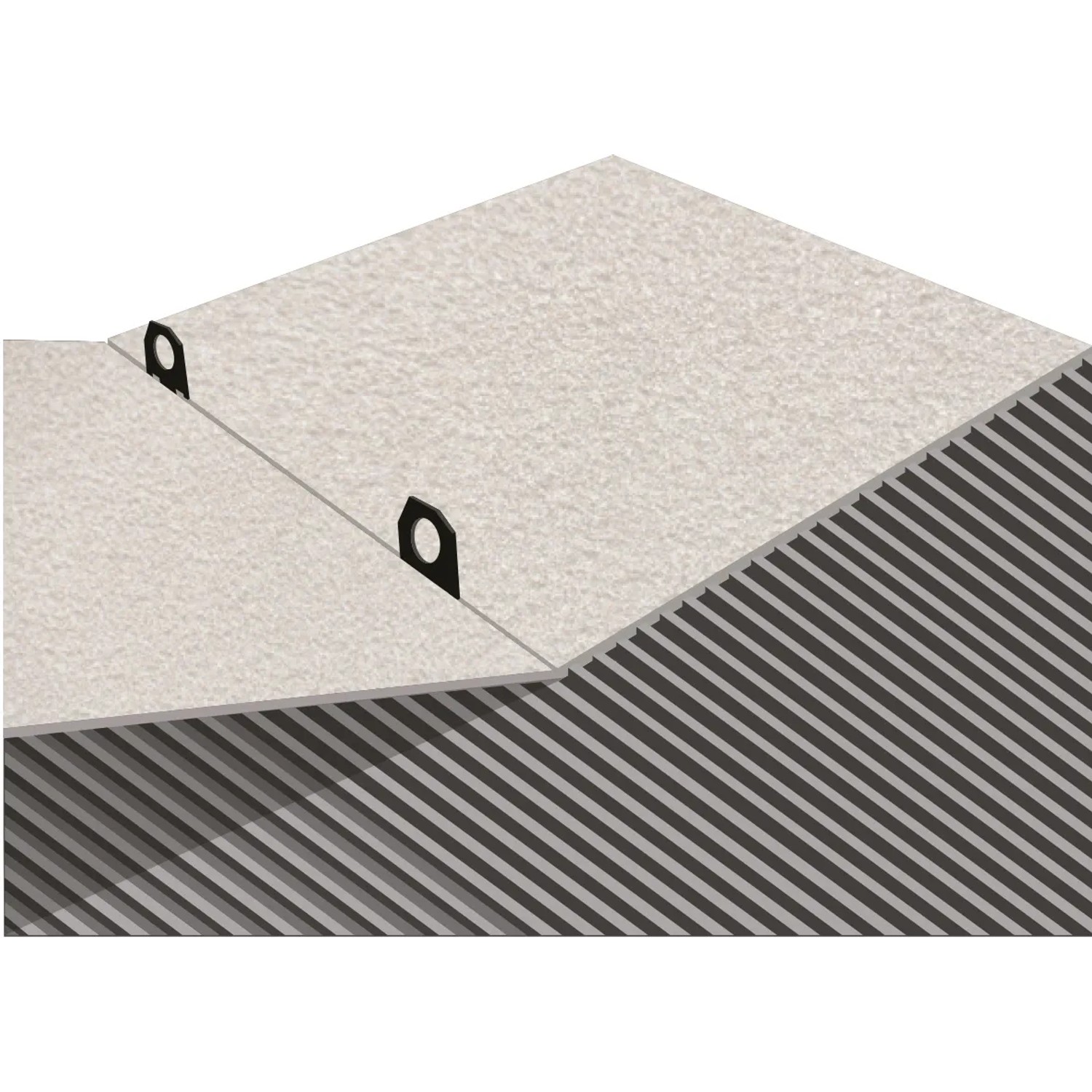 Clip sistema di livellamento LUX 1,5 mm per piastrelle (spessore 7-15 mm).